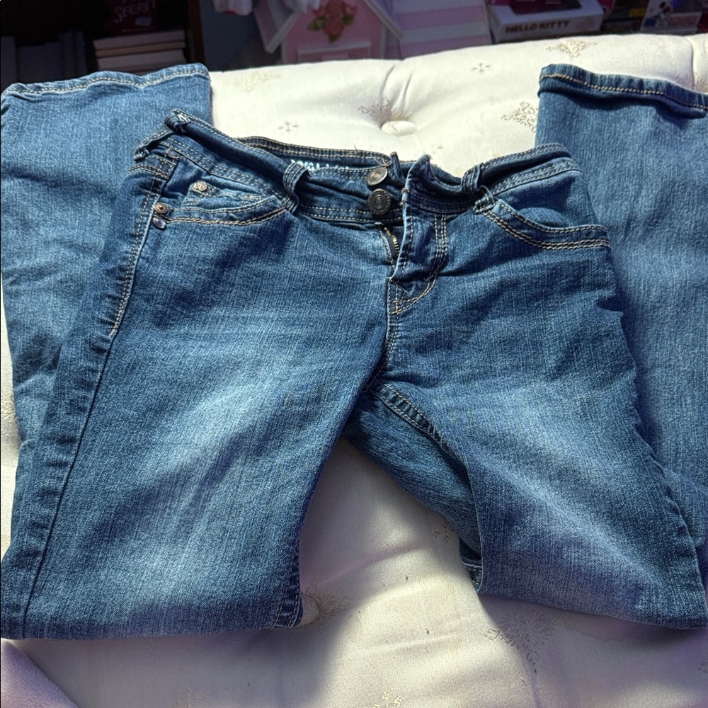Wallflower Women's Blue Boot Cut Jeans